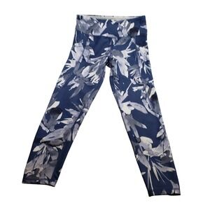 Marika Women Leggings S‎ Blue Floral Activewear Pockets